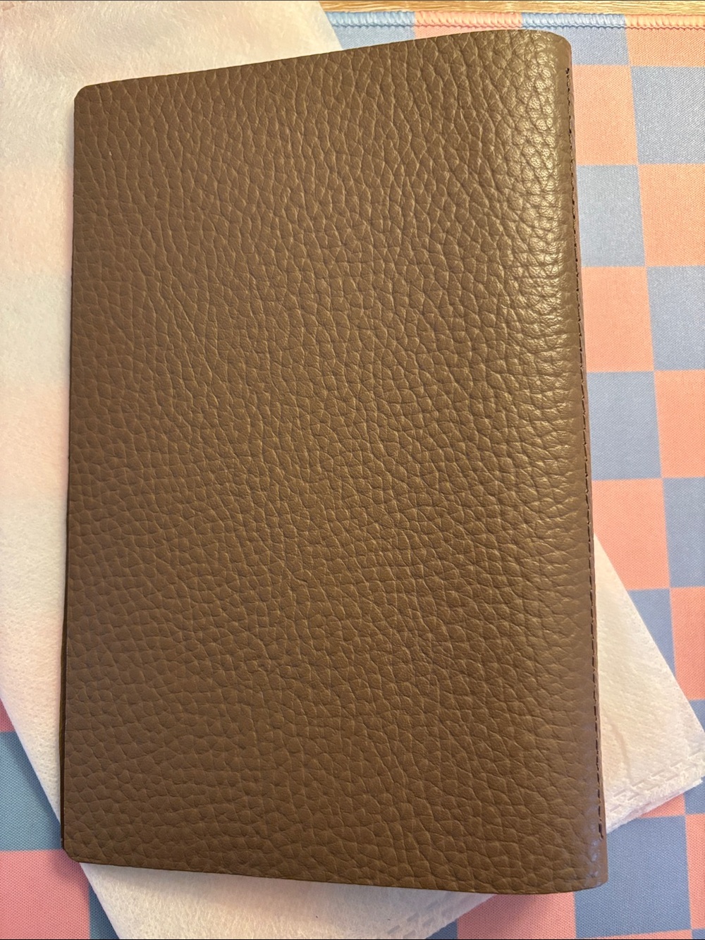 Davinci Personal Rings Bible Sz Dolcemente Organizer Planner Taupe Leather - Picture 16 of 16
